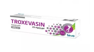 Troxevasin gel, 20 mg/g, 100 g, Teva