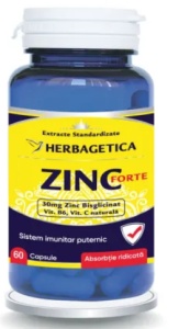 ZINC FORTE * 60 CAPSULE HERBAGETICA