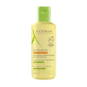 A-Derma Exomega Control, Ulei de dus, 200 ml
