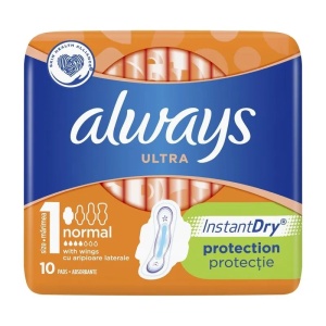 ABSORBANTE ALWAYS ULTRA NORMAL * 10 BUC