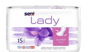 ABSORBANTE INCONTINENTA SENI LADY SUPER * 15 BUC