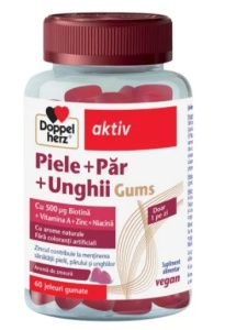 AKTIV PIELE+PAR+UNGHII * 60 JELEURI GUMATE