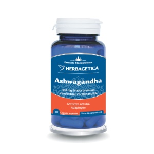 ASHWAGANDHA * 30 CAPSULE, HERBAGETICA