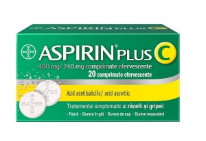ASPIRINA C BAYER * 20 COMPRIMATE EFERVESCENTE