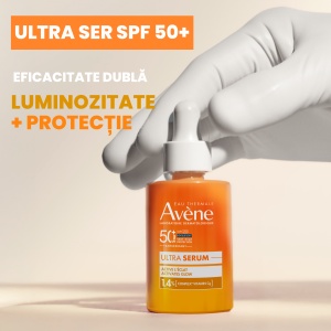 AVENE ULTRA SERUM SPF 50+ CU EFECT DE LUMINOZITATE * 30 ML - Img 3