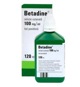 BETADINE 10% SOLUTIE EXTERNA * 120 ML