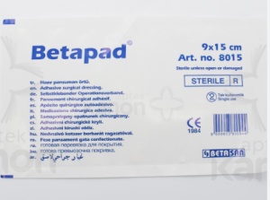 BETAPAD PLASTURI STERILI 9 CMX15 CM * 1 BUC