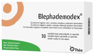 BLEPHADEMODEX SERVETELE STERILE * 30 BUC