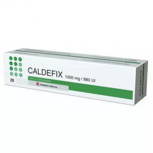 CALDEFIX 1000MG/800UI * 20 COMPRIMATE EFERVESCENTE