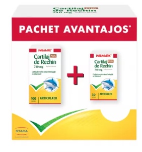 CARTILAJ DE RECHIN PLUS * 100 CAPSULE + 30 CAPSULE, WALMARK