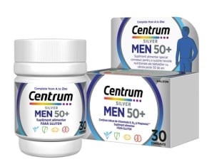CENTRUM SILVER 50+ BARBATI, 30 COMPRIMATE