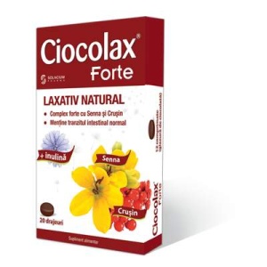 Ciocolax Forte, 20 drajeuri, Solacium Pharma