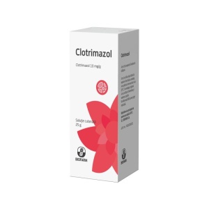 CLOTRIMAZOL 10MG/G * 25 G SOLUTIE CUTANATA BIOFARM