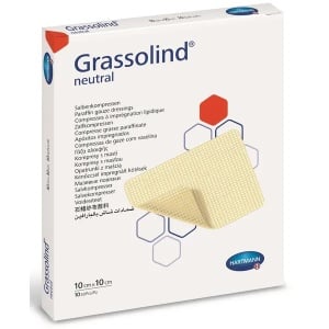 COMPRESE GRASSOLIND 10/10CM * 10 BUC 499314