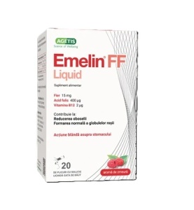 EMELIN FF LIQUID * 20 PLICURI SOLUTIE ORALA