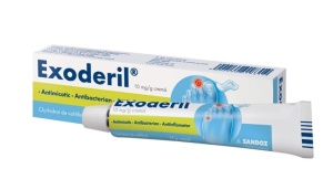 Exoderil crema, 10 mg/g, 15 g, Sandoz
