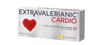 Extravalerianic Cardio, 15 capsule moi, Biofarm