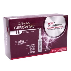 GEROVITAL H3 EVOLUTION FIOLE ACID HIALURONIC, 10 FIOLE 2290