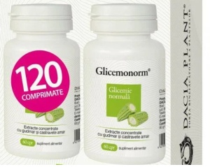 GLICEMONORM 60 COMPRIMATE 1+1 CADOU