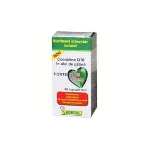 HOFIGAL COENZIMA Q10 IN ULEI DE CATINA FORTE PLUS, 40 CAPSULE MOI