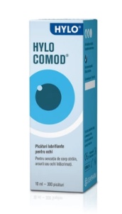 Hylo Comod picaturi lubrifiante pentru ochi, 10 ml