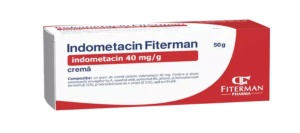 Indometacin crema , 40 mg/g, 50 g, Fiterman
