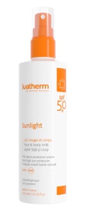 IVATHERM SUNLIGHT LAPTE ADULTI SPF50+ * 200 ML 0930