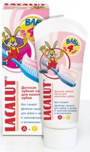 Lacalut pentru copii pasta de dinti, 0-4 ani, 50ml