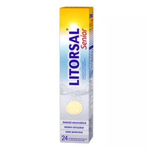LITORSAL SENIOR * 24 COMPRIMATE EFERVESCENTE, ZDROVIT