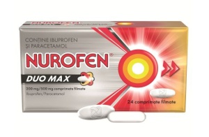 NUROFEN DUO MAX 200/500 MG * 24 COMPRIMATE FILMATE