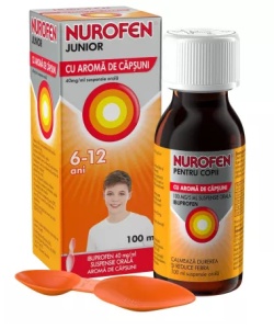 NUROFEN JUNIOR SUSPENSIE ORALA 200MG/5ML * 100 ML CAPSUNI RECKITT