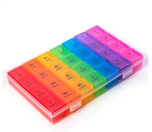 ORGANIZATOR MEDICAMENTE SAPTAMANAL DETASABIL LPB022