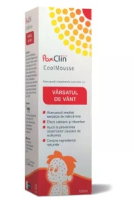 Poxclin spuma racoritoare pentru varsat de vant, 100 ml