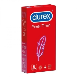 PREZERVATIVE DUREX FEEL THIN * 6 BUC
