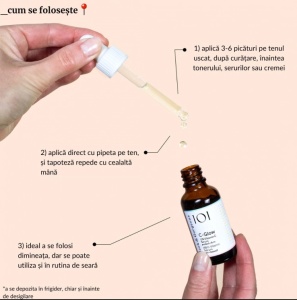 SER CU 15% VITAMINA C C-GLOW * 30 ML GEEK & GORGEOUS - Img 2