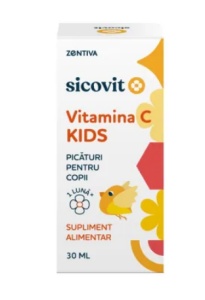 SICOVIT VITAMINA C KIDS PICATURI, 30 ML