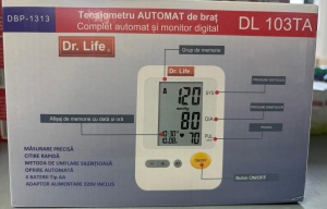 TENSIOMETRU AUTOMAT PENTRU BRAT DR LIFE CU ADAPTOR * 1 BUC DL103TA