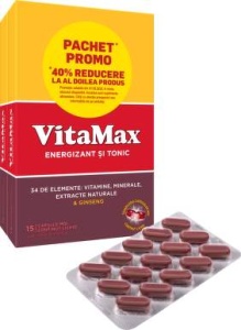 VITAMAX 15CAPS.MOI 1+1 40% CADOU