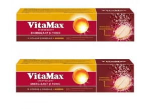 VITAMAX * 20 COMPRIMATE EFERVESCENTE 1+1 GRATIS
