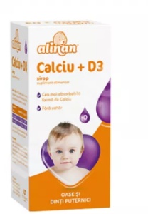 Alinan Calciu + D3 Sirop, 150 ml, Fiterman Pharma