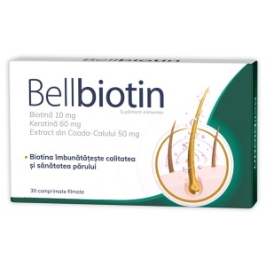 BELLBIOTIN * 30 COMPRIMATE FILMATE, ZDROVIT