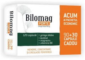 BILOMAG FORTE MEMORIE, 90 CAPSULE + 30 CAPSULE CADOU, ZDROVIT