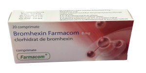 Bromhexin Pastile, 8 mg, 20 buc, Farmacom