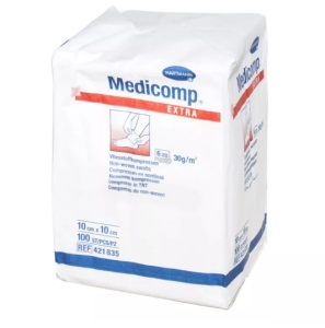 COMPRESE MEDICOMP EXTRA NESTERILE 10 * 10CM * 100 BUC 421835