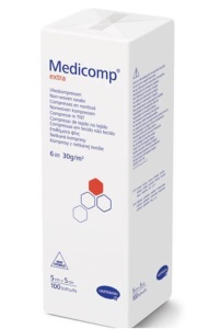 COMPRESE MEDICOMP EXTRA NESTERILE 5 * 5 CM * 100 BUC 421831