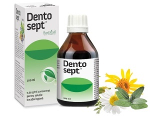 DENTOSEPT 0,91 G/ML CONCENTRAT PENTRU SOLUTII BUCOFARINGIENE * 100 ML