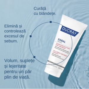 DUCRAY SAMPON SABAL ARGEAL SEBO-ABSORBANT * 200 ML 7246 - Img 2