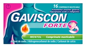 GAVISCON FORTE MENTOL * 16 COMPRIMATE MASTICABILE