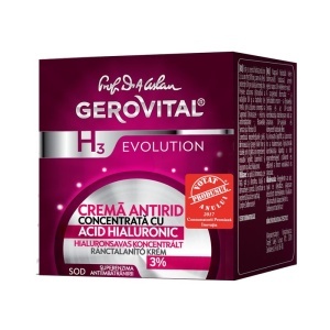 GEROVITAL H3 EVOLUTION CREMA ANTIRID CONCENTRATA ACID HIALURONIC 50ML 2010