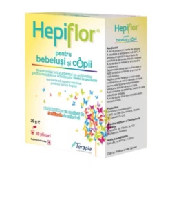 HEPIFLOR * 10 PLICURI/2 G PENTRU BEBELUSI SI COPII